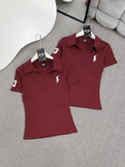 Áo thun cổ bẻ ngựa - Form vừa