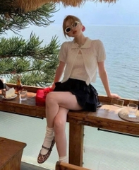 Áo Babydoll chun eo - 662