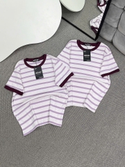 Áo thun sọc trơn - Form vừa