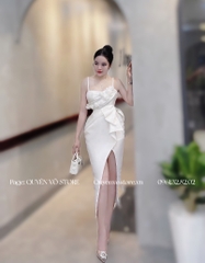 Đầm dạ hội đính hoa nơ