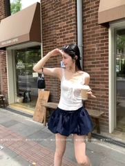 Chân váy bồng - Đen