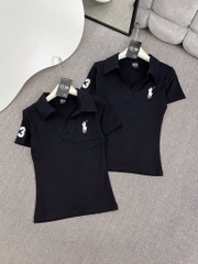 Áo thun cổ bẻ ngựa - Form vừa