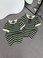 Áo thun sọc trơn - Form vừa