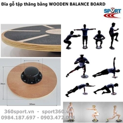Đĩa gỗ tập thăng bằng 360sport