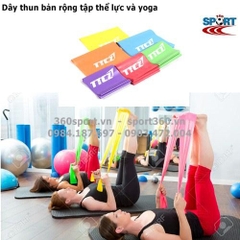 Dây thun bản rộng tập thể lực và yoga