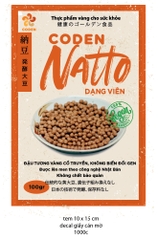 Viên Natto đậu tương vàng -100gr