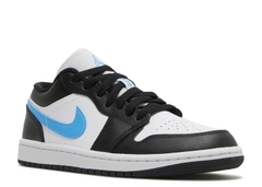 AIR JORDAN 1 LOW 'BLACK UNIVERSITY BLUE'