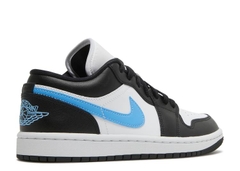 AIR JORDAN 1 LOW 'BLACK UNIVERSITY BLUE'