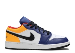 AIR JORDAN 1 LOW 'WHITE DEEP ROYAL BLUE'