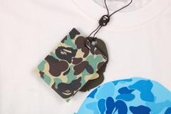 BAPE Ape Head Cherry Blossom LOGO Short Sleeve T-Shirt  White