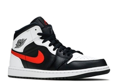 Air Jordan 1 Mid 'Black Chile Red'