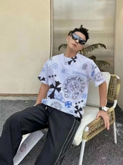 CH all over print logo short sleeve T-shirt White