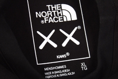 TNF x Kaws North Face joint letter embroidery short-sleeved T-shirt Black