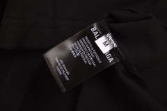 BLCG double B logo embroidered short sleeves Black