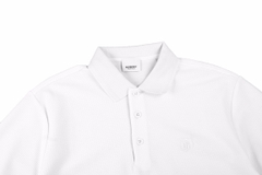 BBR 23ss Small Embroidered Polo Short Sleeves on Chest White