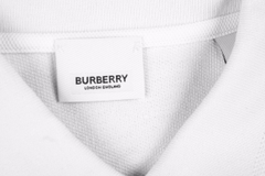BBR 23ss Small Embroidered Polo Short Sleeves on Chest White