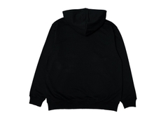 HTAG HOODIE ZIP-UP - HASTAG BLACK