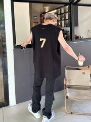 TANK TOP '7' - BLACK