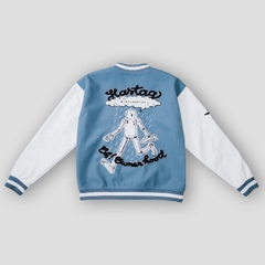 HTAG JACKET VARSITY - ROBOT BLUE WHITE