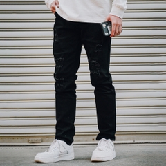Jeans rách - Black