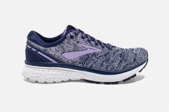 Brooks Ghost 11 Nữ - Xanh/Xám/Tím