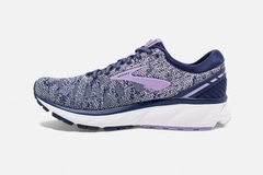 Brooks Ghost 11 Nữ - Xanh/Xám/Tím