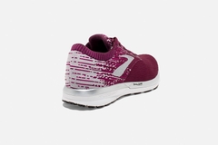 Brooks Ricochet Nữ - Trắng/Đỏ/Xám