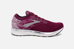 Brooks Ricochet Nữ - Trắng/Đỏ/Xám