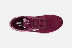 Brooks Ricochet Nữ - Trắng/Đỏ/Xám