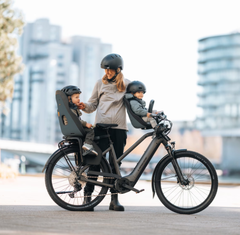 Ghế xe đạp trẻ em an toàn mini gắn trước - Thule Yepp Nexxt 2 mini Midnight Black