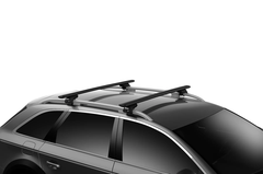Bộ giá nắp ôtô Thule WingBar Evo Black + Evo Raised Rail
