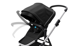 Thule Sleek + Thule Sleek Bassinet-Midnight Black