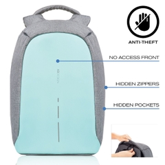 Bobby Compact Anti-Theft backpack, Mint Green