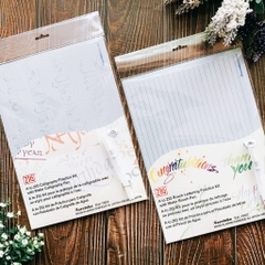 Bộ Luyện viết Calligraphy ,  Brush Lettering - Kuretake A to ZIG Practice Kit