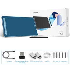 Bảng Vẽ XP-PEN DECO LW Wireless Bluetooth Chip X3 kết nối IOS, ANDROID