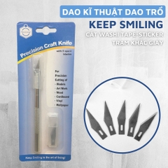 Dao cắt kỹ thuật Keep Smiling - Cắt giấy/washi/sticker