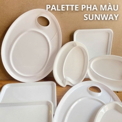 Palette pha màu Sunway Bằng Nhựa