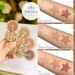 Phấn tạo khối 3 ô KleanColor Treble Dimension  Contour Trio