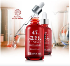 Serum sáng da mờ thâm Vitamin C Arbutin Histolab 47% Complex
