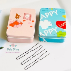 Hộp ghim kẹp tóc thép không gỉ