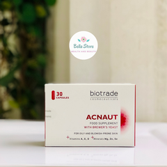 Viên uống giảm mụn viêm, mụn nội tiết Biotrade Acnaut Food Supplement