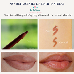 Chì môi màu nude dạng vặn Nyx Retractable Lip Liner