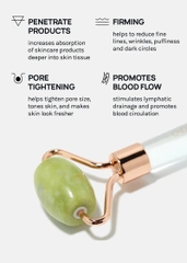 Thanh lăn massage mặt giúp nâng cơ giảm nếp nhăn AOA Jade Stone Face Roller