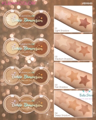Phấn tạo khối 3 ô KleanColor Treble Dimension  Contour Trio