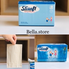 Khăn giấy bột tre lau mặt Slisoft