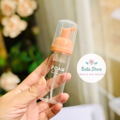 Chai tạo bọt sữa rửa mặt mini đi du lịch