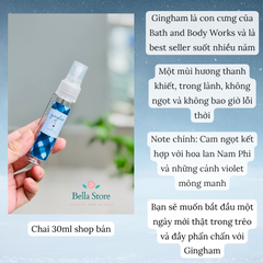 Xịt thơm cơ thể Bath and Body Works Body Spray Mist Gingham