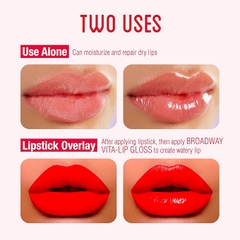 Son bóng dưỡng ẩm mềm môi Ruby Kiss Broadway Lip Gloss