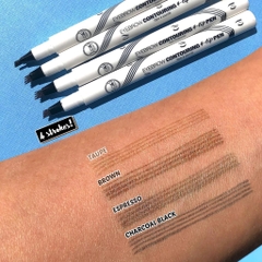 Chì kẻ mày phẩy sợi Jcat Eyebrow Contouring 4-Tip Pen