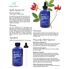[Organic] Dầu tầm xuân hữu cơ Rose Hip oil Radha